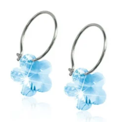 Blomdahl Örhängen Flower Aquamarine 15‑1257‑05