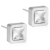 Blomdahl Örhängen Grand Square CZ White 15‑1220‑301