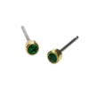 Blomdahl Örhängen GT Bezel 3 mm, Emerald