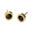 Blomdahl Örhängen GT Grand Bezel 8 mm, Black