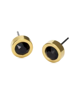 Blomdahl Örhängen GT Grand Bezel 8 mm, Black
