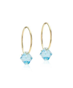 Blomdahl Örhängen GT 14 mm Aquamarine 15-1347-05