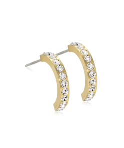 Blomdahl Örhängen GT Pendant Brilliance Curved 15 mm , Crystal 15-13147-01