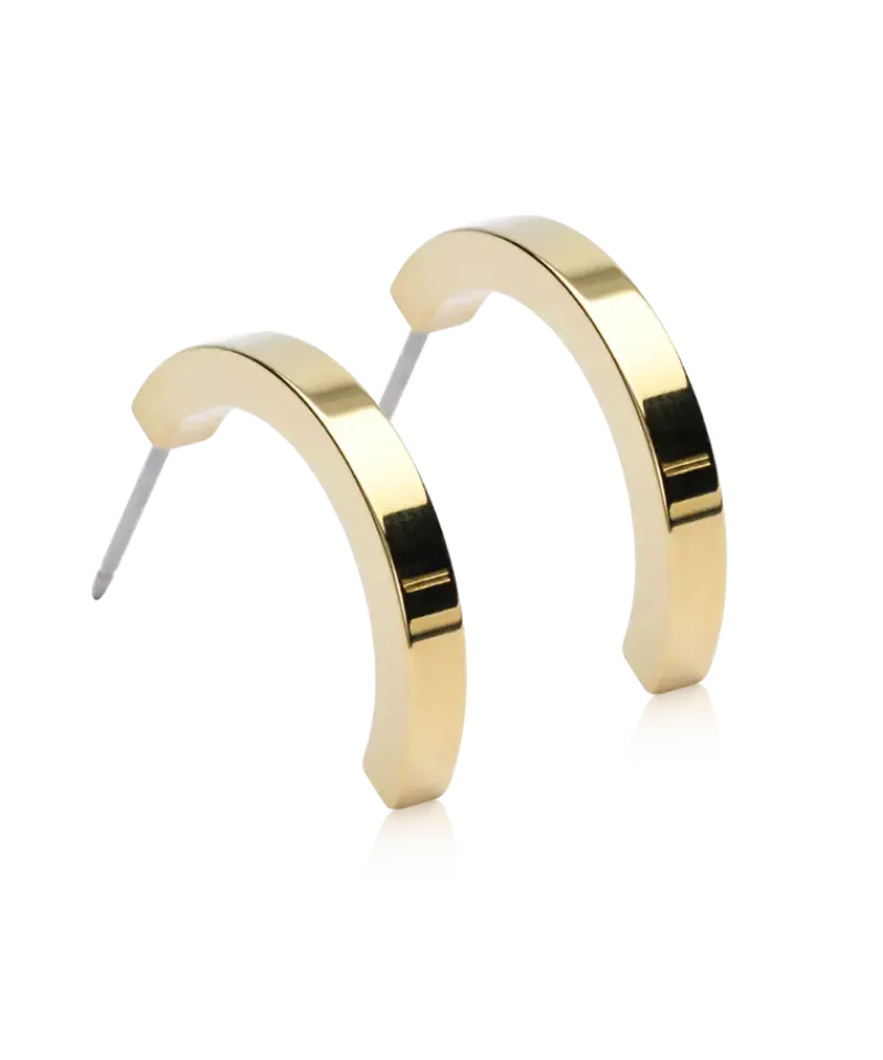 Blomdahl Örhängen GT Pendant Plain Curved 20 mm 15-13151-00
