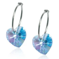 Blomdahl Örhängen Heart Aquamarine 15‑1255‑05