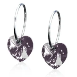 Blomdahl Örhängen Heart Black Diamond 15‑1255‑12