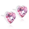 Blomdahl Örhängen Heart Light Rose 15‑0121‑24
