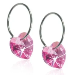 Blomdahl Örhängen Heart Rose 15‑1255‑03