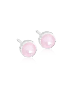 Blomdahl Örhängen MP Bezel 6 mm Soft Rose 15-0109-52