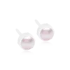 Blomdahl Örhängen MP Bezel Pearl 6 mm, Light rose 15-0109-64