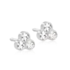 Blomdahl Örhängen MP Clover 6 mm, Crystal