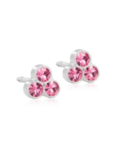 Blomdahl Örhängen MP Clover 6 mm, Rose