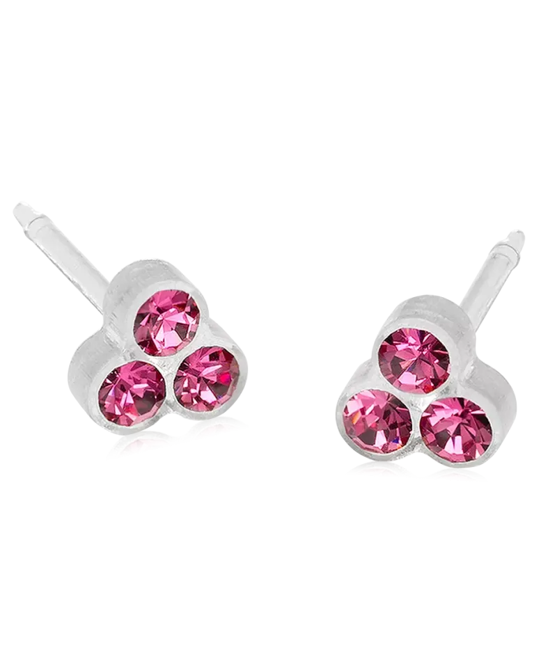 Blomdahl Örhängen MP Clover 6 mm, Rose