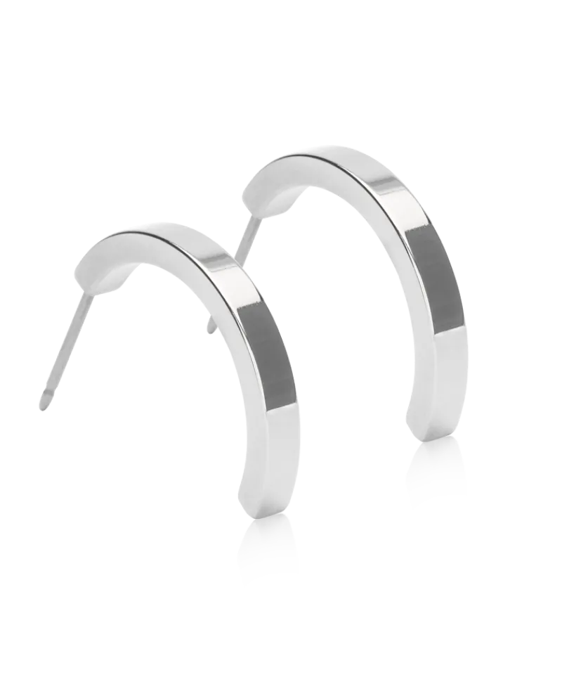 Blomdahl Örhängen NT Pendant Plain Curved 20 mm 15-12151-00