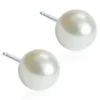 Blomdahl Örhängen Pearl White 8 mm 15‑1235‑59