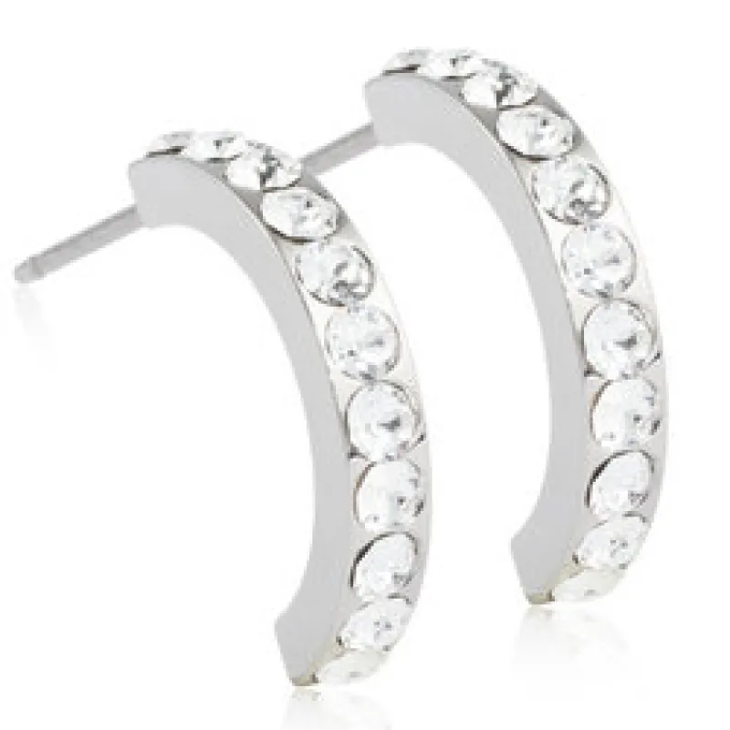 Blomdahl Örhängen Pendant Brilliance Curved Crystal 15‑12147‑01