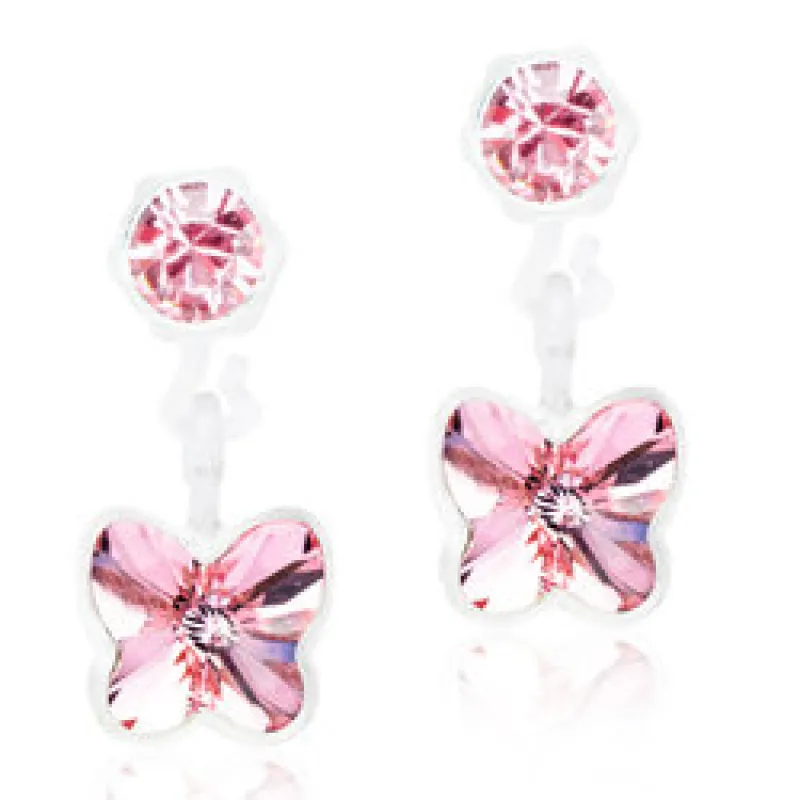 Blomdahl Örhängen Pendant Butterfly Light Rose 15‑0103‑9924