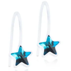 Blomdahl Örhängen Pendant Fixed Star Aquamarine 15‑0180‑0805