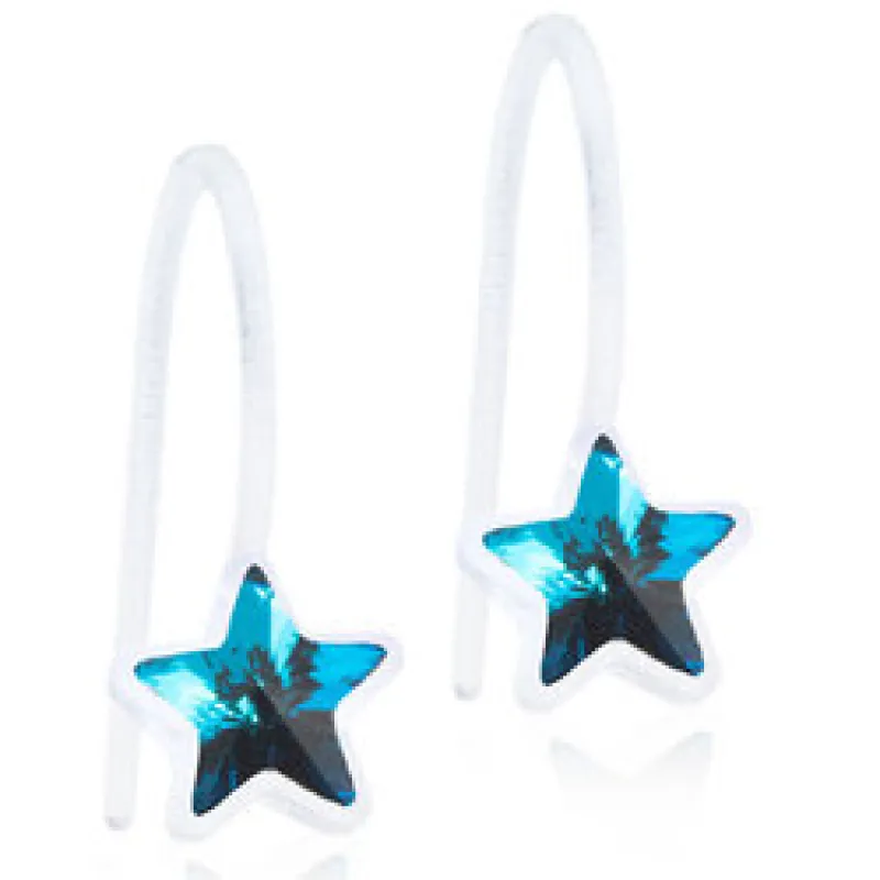 Blomdahl Örhängen Pendant Fixed Star Aquamarine 15‑0180‑0805