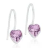Blomdahl Örhängen Pendant Fixed Heart Light Amethyst 15‑0180‑2174