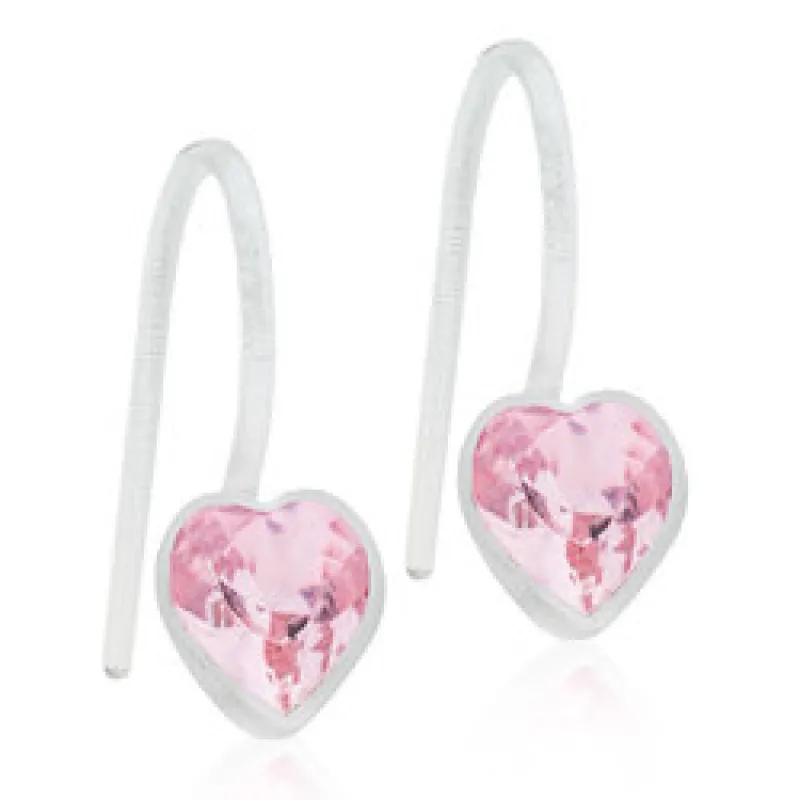 Blomdahl Örhängen Pendant Fixed Heart Light Rose 15‑0180‑2124