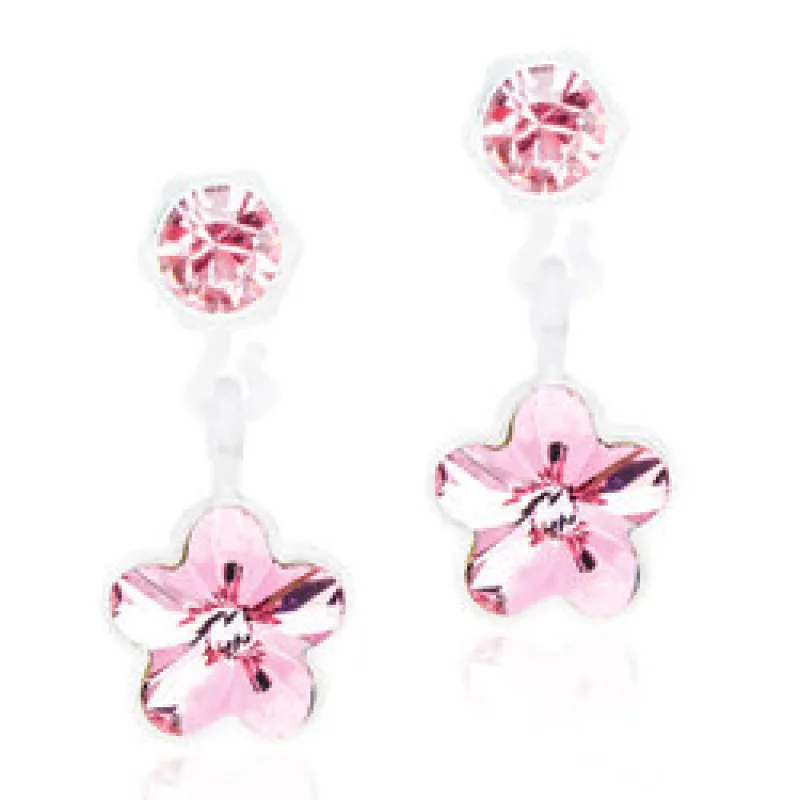 Blomdahl Örhängen Pendant Flower Light Rose 15‑0103‑3024