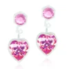 Blomdahl Örhängen Pendant Heart Light Rose 15‑0103‑2124