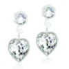 Blomdahl Örhängen Pendant Heart Crystal 15‑0103‑2101