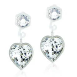 Blomdahl Örhängen Pendant Heart Crystal 15‑0103‑2101