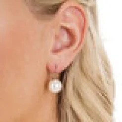 Blomdahl Örhängen Pendant Pearl White 15‑1238‑59