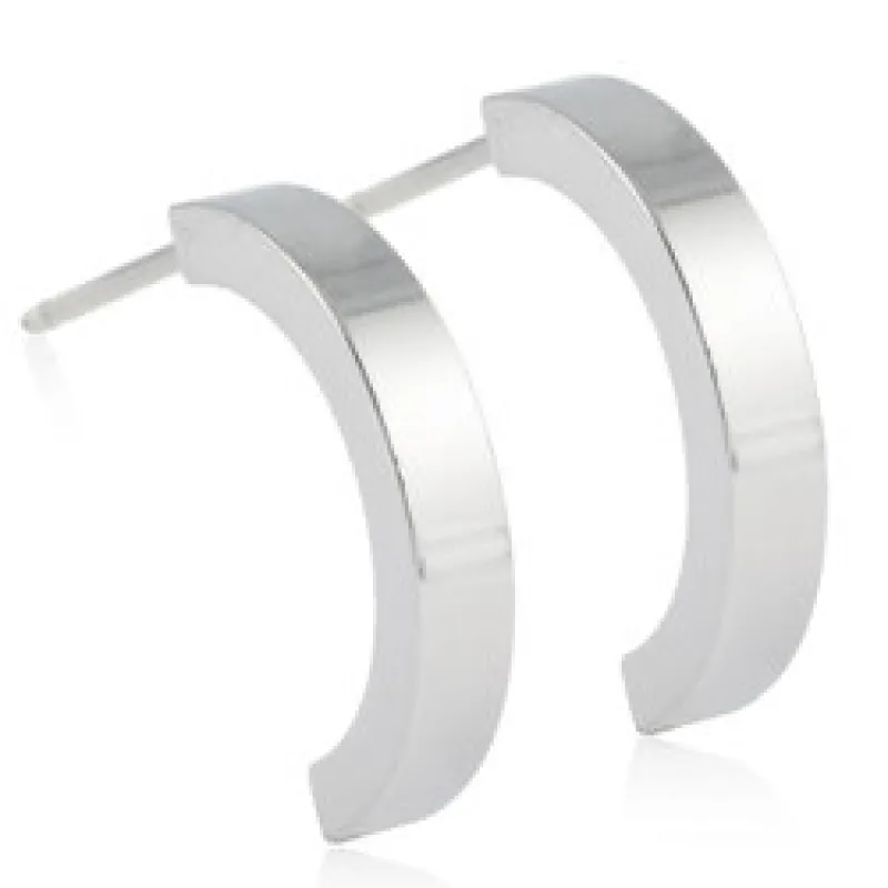 Blomdahl Örhängen Pendant Plain Curved 15‑12150‑00