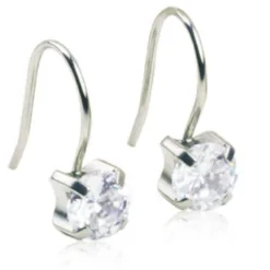 Blomdahl Örhängen Pendant Tiffany CZ White 15‑1230‑30