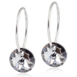 Blomdahl Örhängen Round Black Diamond 15‑1248‑12