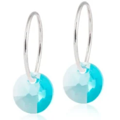 Blomdahl Örhängen Round Turquoise 15‑1248‑11