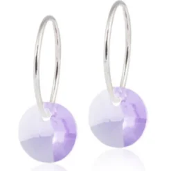 Blomdahl Örhängen Round Violet 15‑1248‑26
