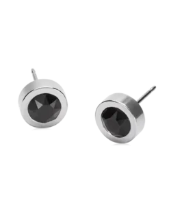 Blomdahl Örhängen ST Grand Bezel 8 mm, Black
