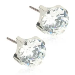 Blomdahl Örhängen Tiffany CZ White 7 mm 15‑1415‑30