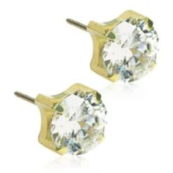 Blomdahl Örhängen Tiffany CZ White 7 mm 15‑1315‑30