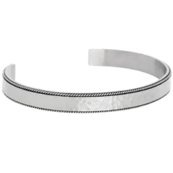 Armband By Billgren cuff, hamrad, matt stål – 8220