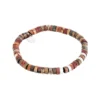Armband By Billgren jaspis, stål, brun/röd – 8212