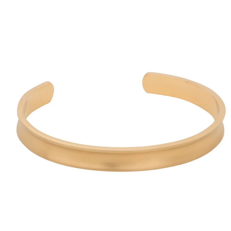 Armband By Billgren , konkav cuff, guld – 8163