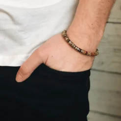 Armband By Billgren , lapis, blå/stål – 8211