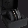 Armband By Billgren sset, beads, jord/grå – 8115-8139