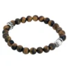 Armband By Billgren Beads, brun/silver – 8918