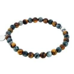 Armband By Billgren Beads, Jaspis och Tigeröga – 8139