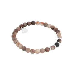 Armband By Billgren Beads, opal, lavasten, beige, svart – 8215