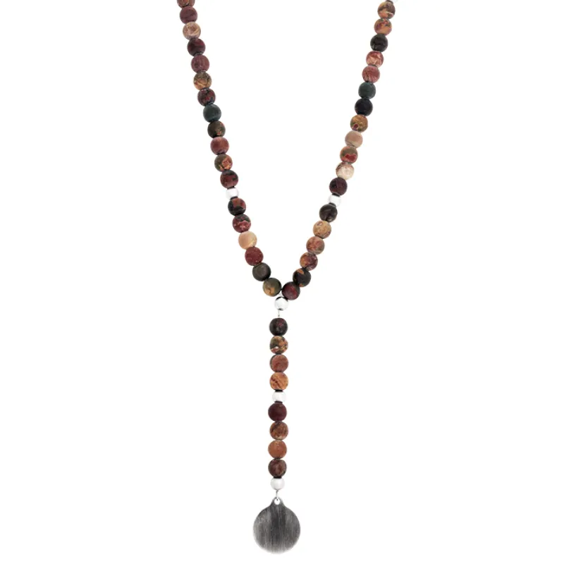 By Billgren Halsband, beads, brunt – 9142