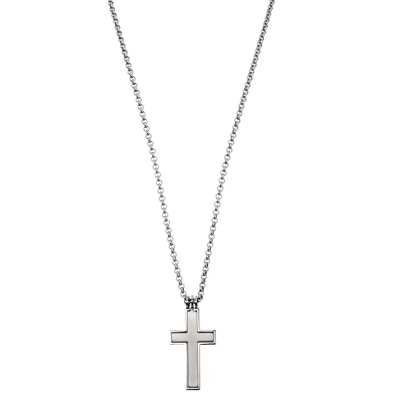 By Billgren Halsband, kors, stål – 9666