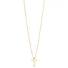By Billgren Halsband, litet kors, stål/guld – 9123