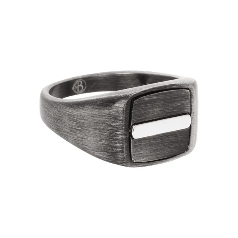 By Billgren Klackring, Gun metal, svart – 5617